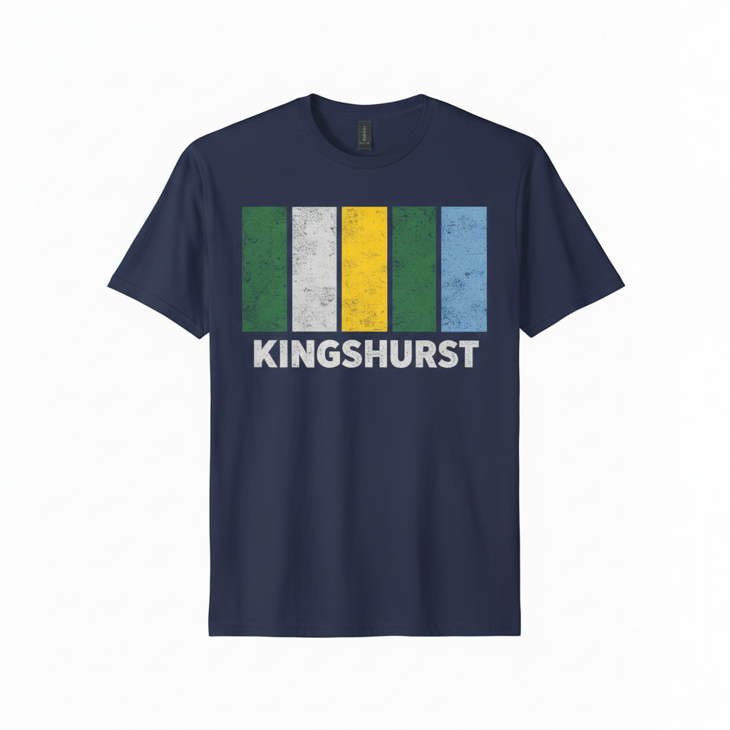 Kingshurst - T-Shirt - Colour Block Design