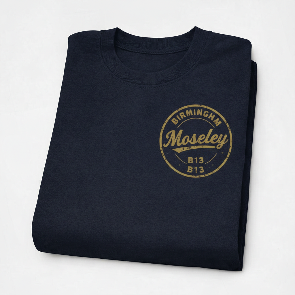 Moseley - T-Shirt - B13 Vintage Stamp Design