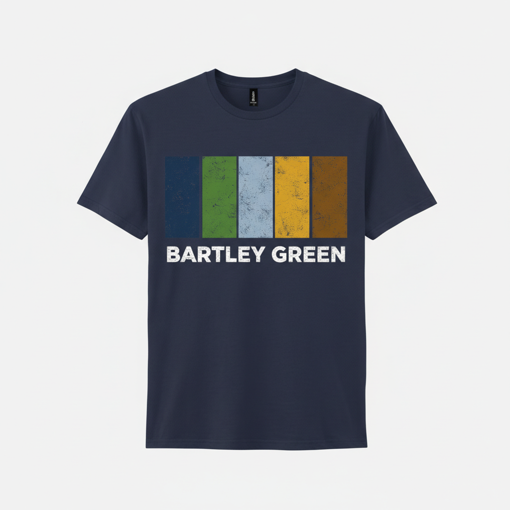 Bartley Green - T-Shirt - Colour Block Design
