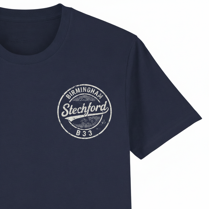Stechford - T-Shirt - B33 Vintage Stamp Design