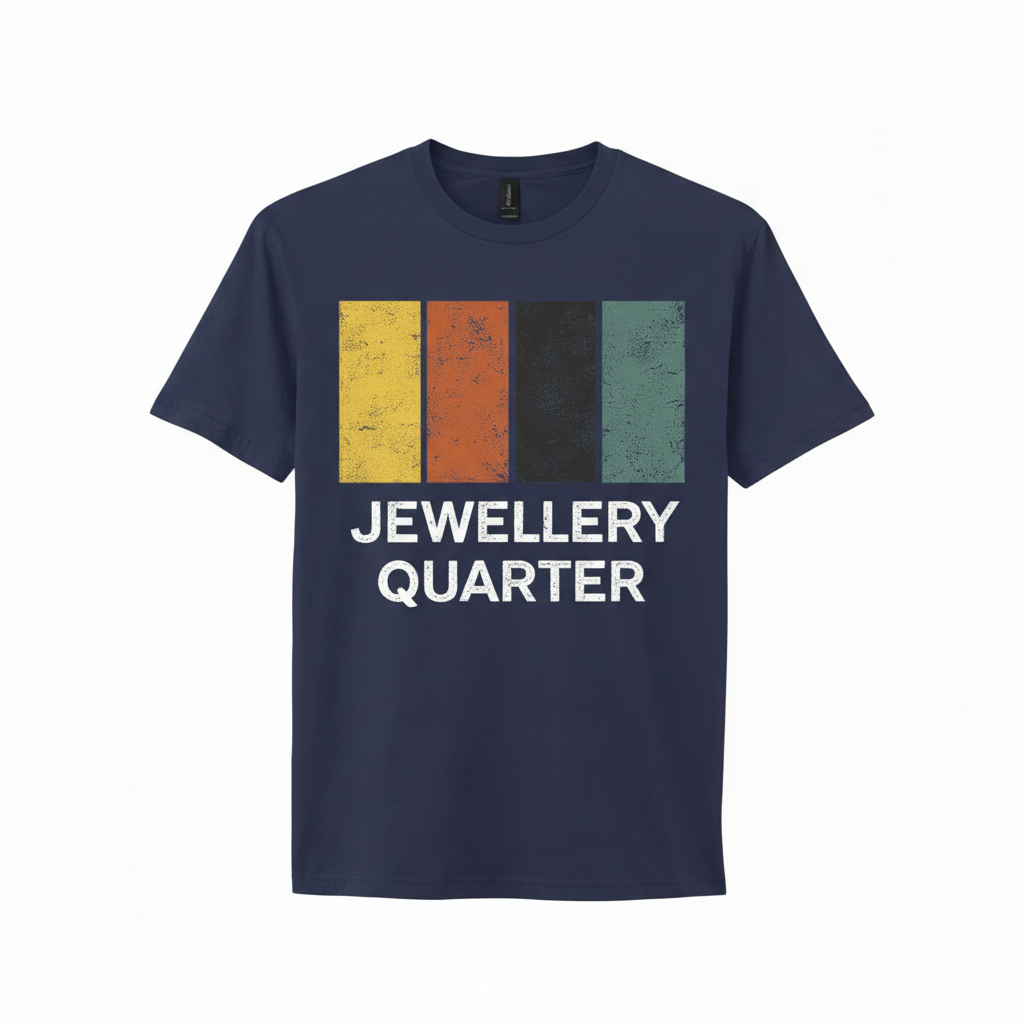 Jewellery Quarter - T-Shirt - Colour Block Design