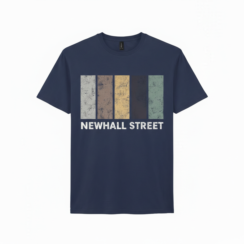 Newhall Street - T-Shirt - Colour Block Design