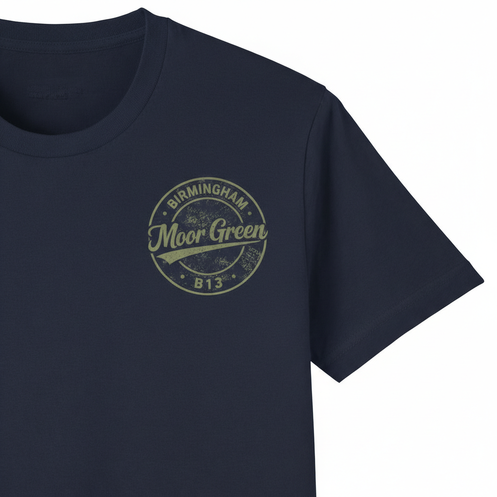 Moor Green - T-Shirt - B13 Vintage Stamp Design