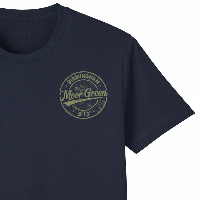 Moor Green - T-Shirt - B13 Vintage Stamp Design