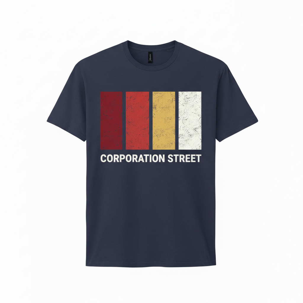 Corporation Street  - T-Shirt - Colour Block Design