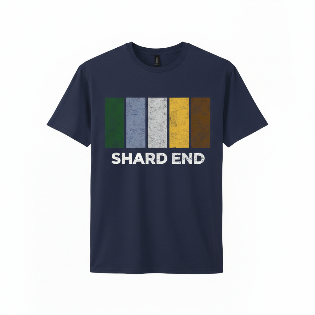 Shard End - T-Shirt - Colour Block Design