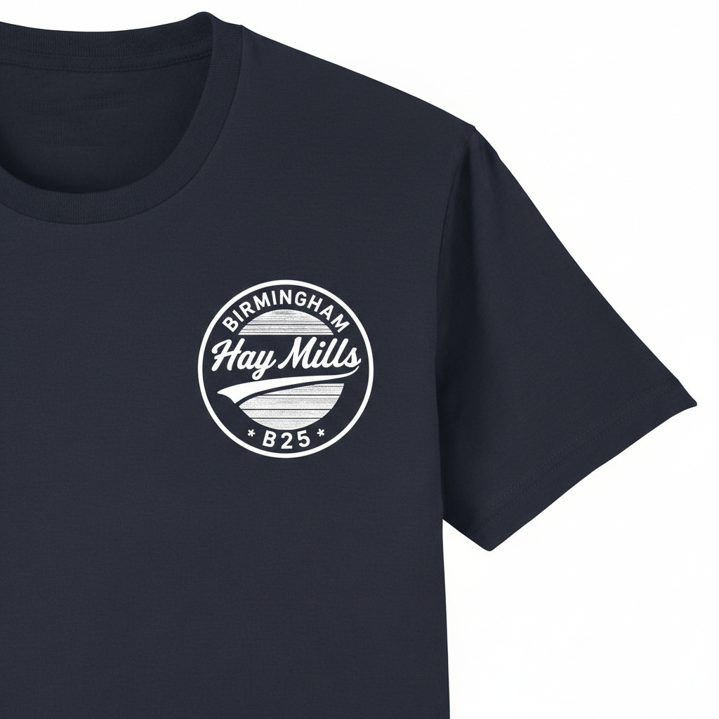 Hay Mills - T-Shirt - B25 Vintage Stamp Design