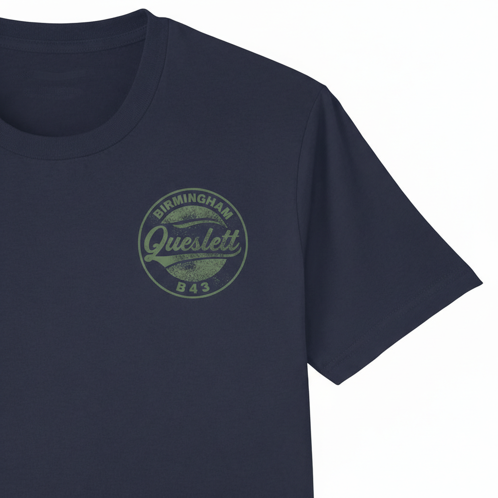 Queslett - T-Shirt - B43 Vintage Stamp Design