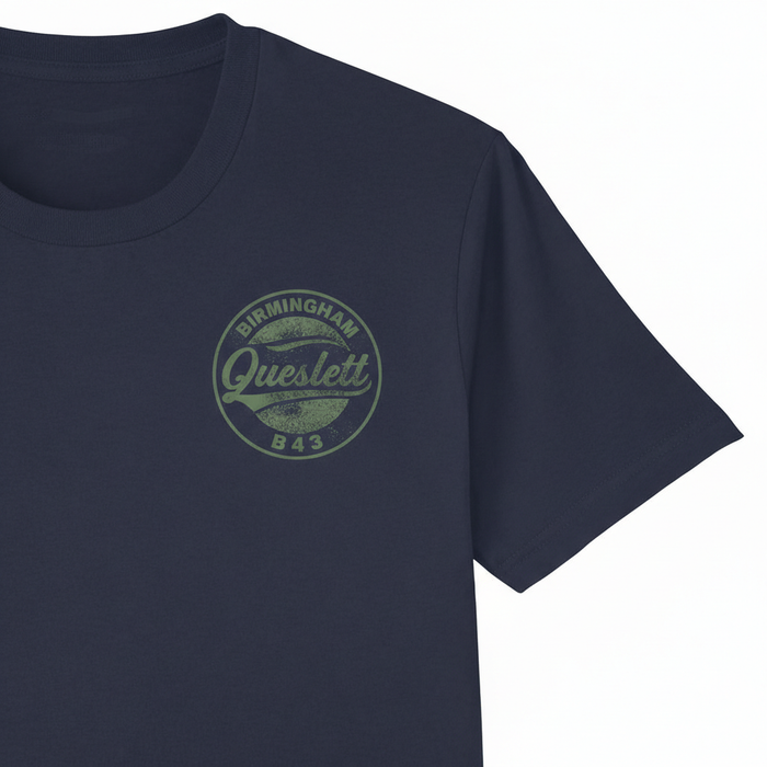 Queslett - T-Shirt - B43 Vintage Stamp Design