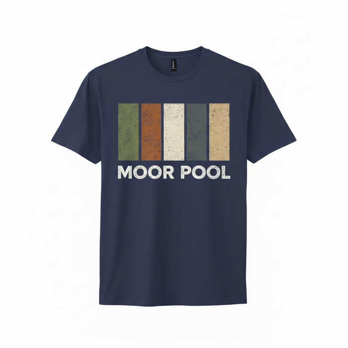 Moor Pool - T-Shirt - Colour Block Design