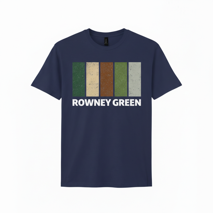 Rowney Green - T-Shirt - Colour Block Design