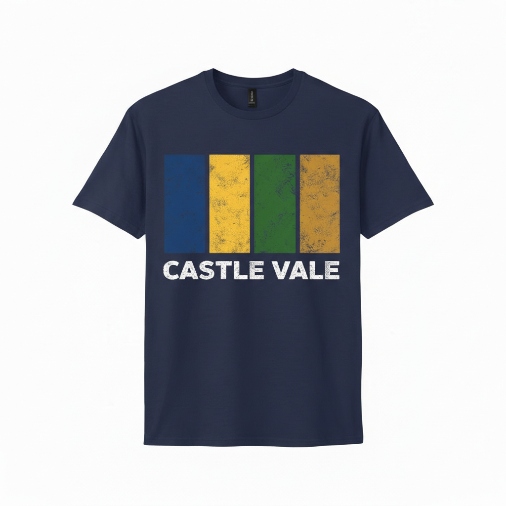 Castle Vale - T-Shirt - Colour Block Design