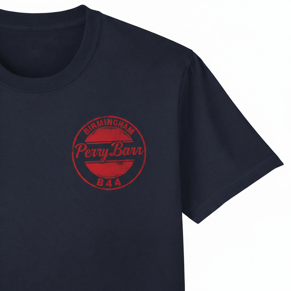 Perry Barr - T-Shirt - B44 Vintage Stamp Design