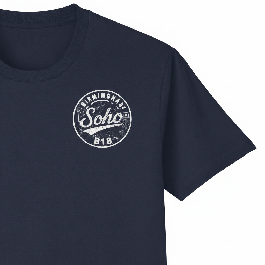Soho - T-Shirt - B18 Vintage Stamp Design