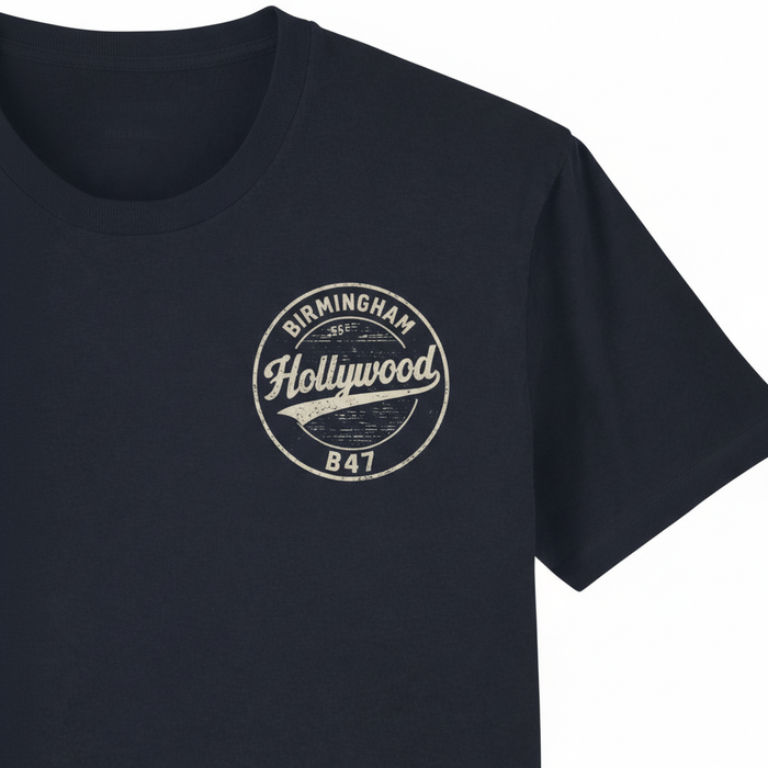 Hollywood - T-Shirt - B47 Vintage Stamp Design