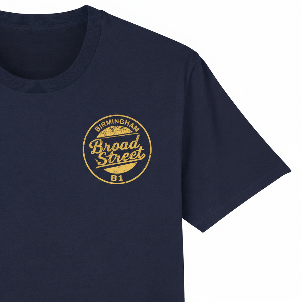 Broad Street - T-Shirt - B1 Vintage Stamp Design