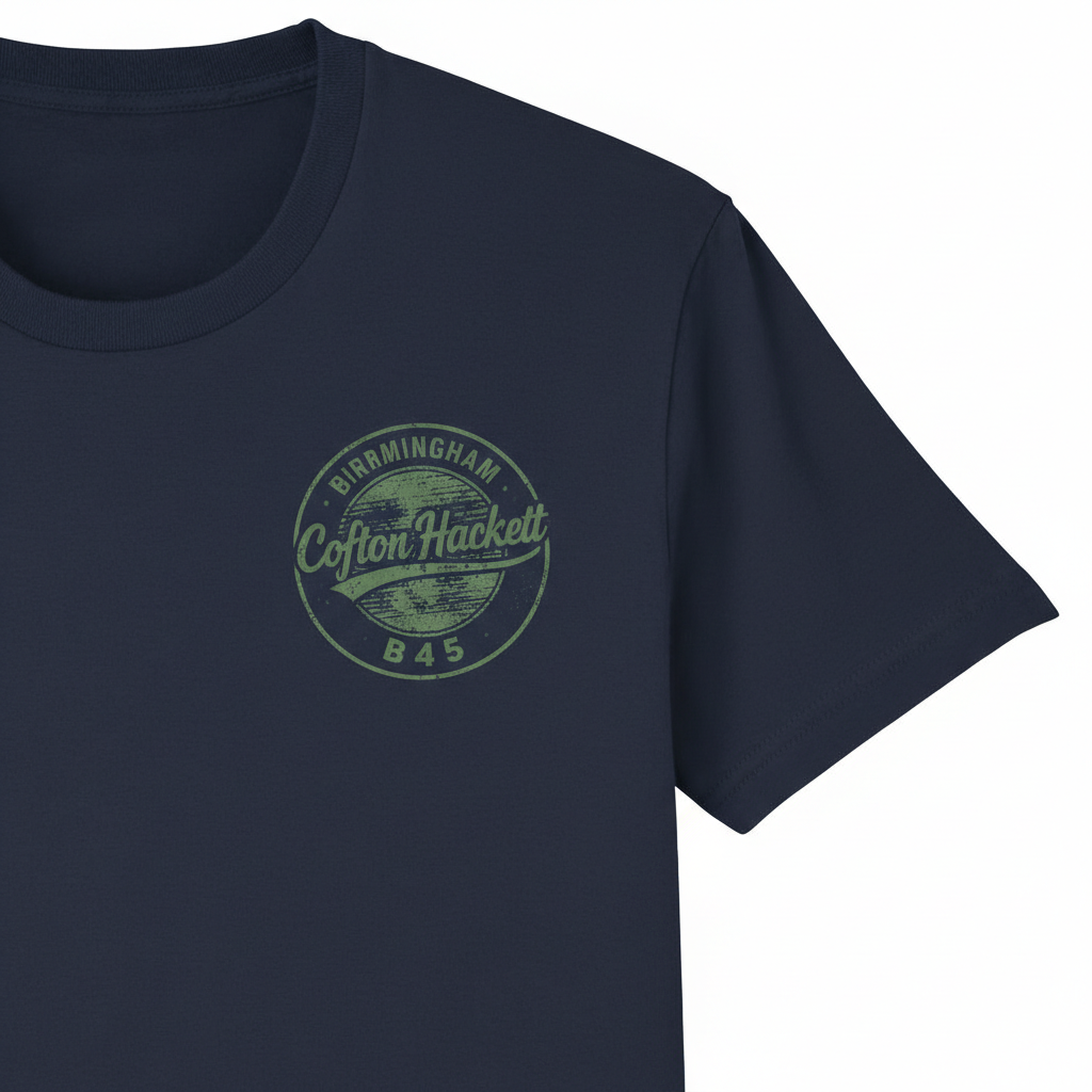 Cofton Hackett - T-Shirt - B45 Vintage Stamp Design