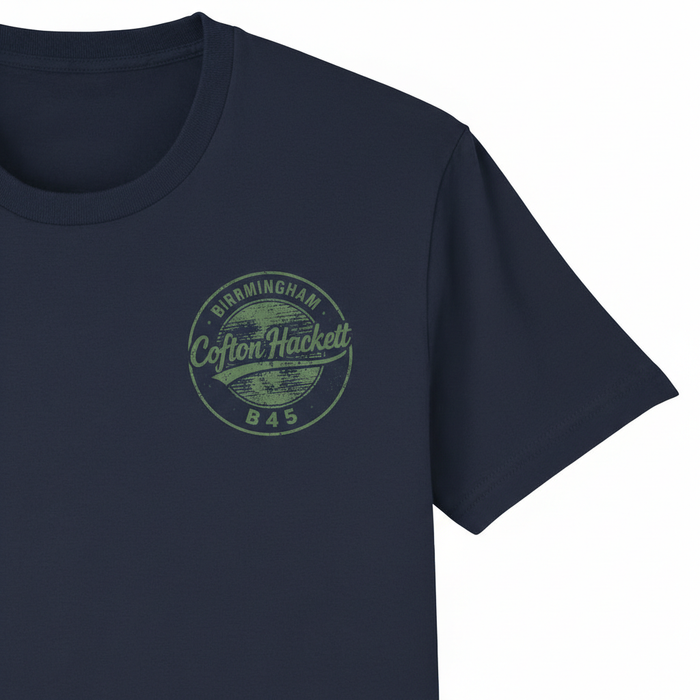Cofton Hackett - T-Shirt - B45 Vintage Stamp Design