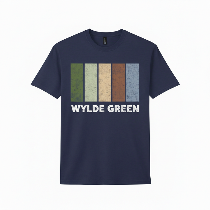 Wylde Green - T-Shirt - Colour Block Design