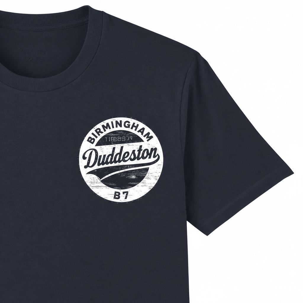 Duddeston - T-Shirt - B7 Vintage Stamp Design