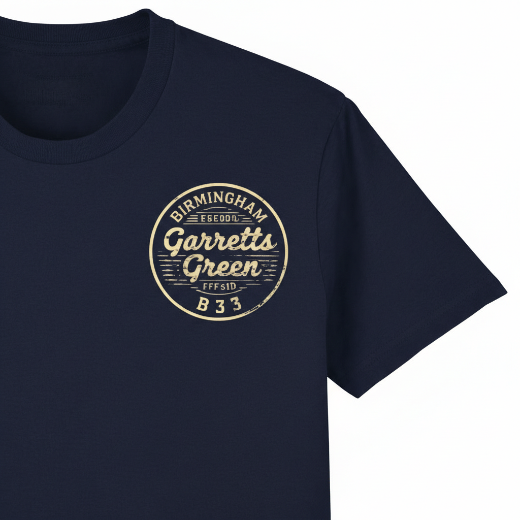 Garretts Green - T-Shirt - B33 Vintage Stamp Design