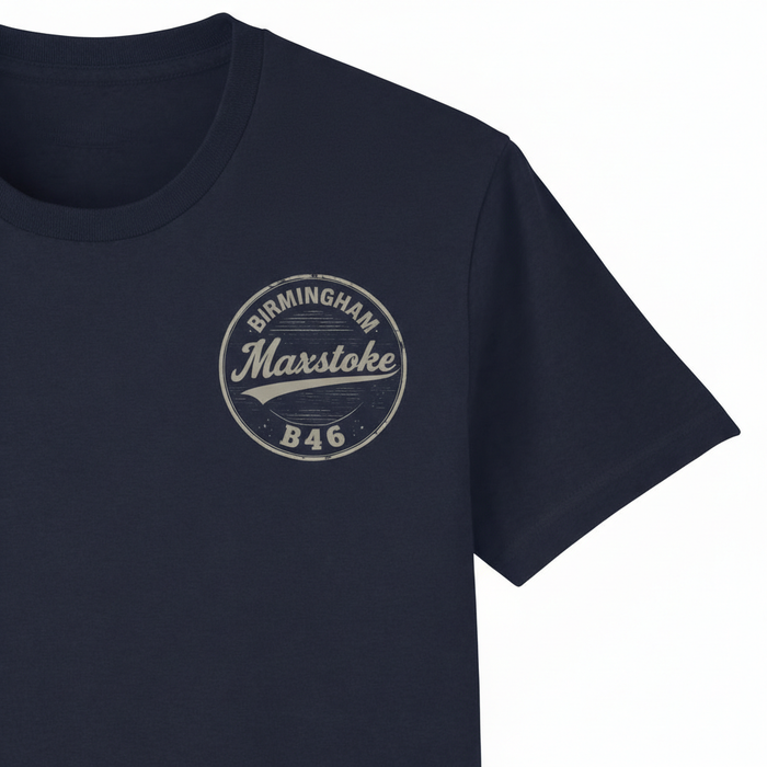 Maxstoke - T-Shirt - B46 Vintage Stamp Design