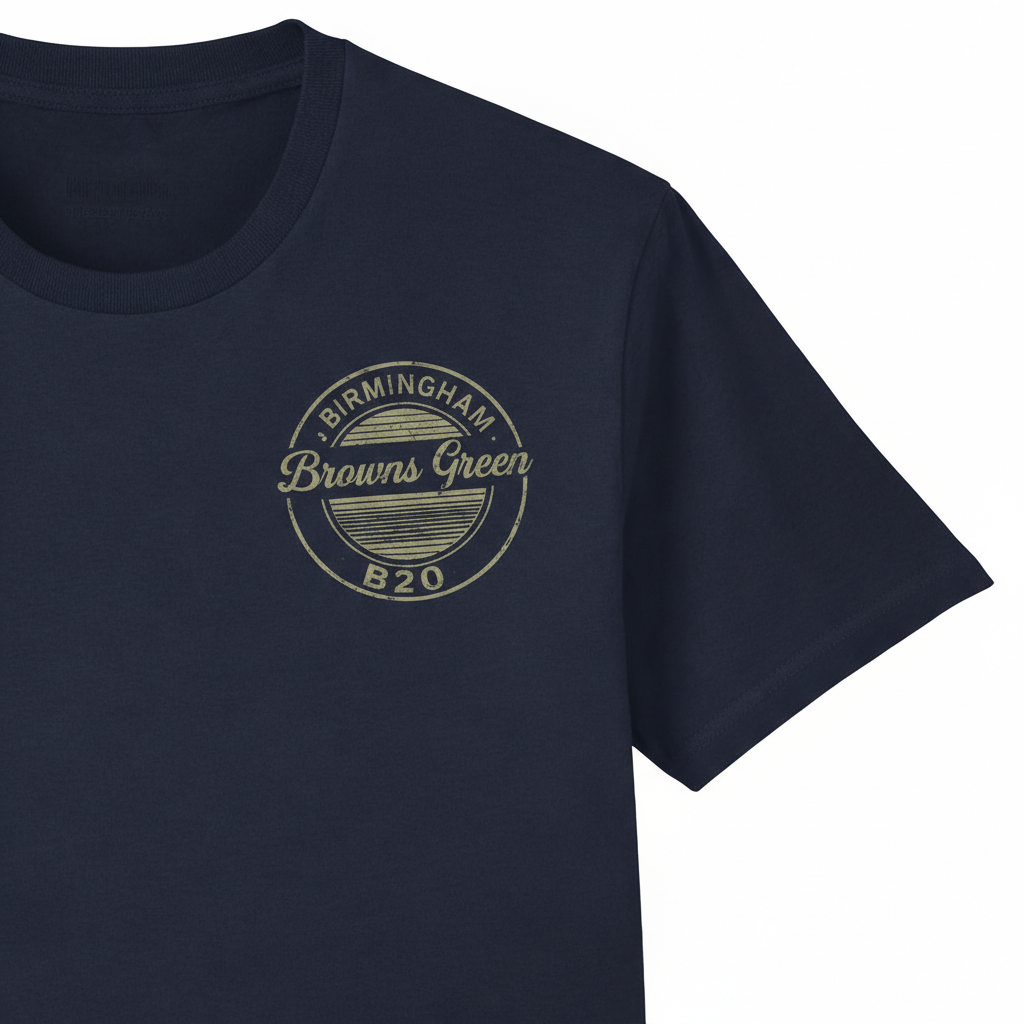 Browns Green - T-Shirt - Vintage Stamp Design