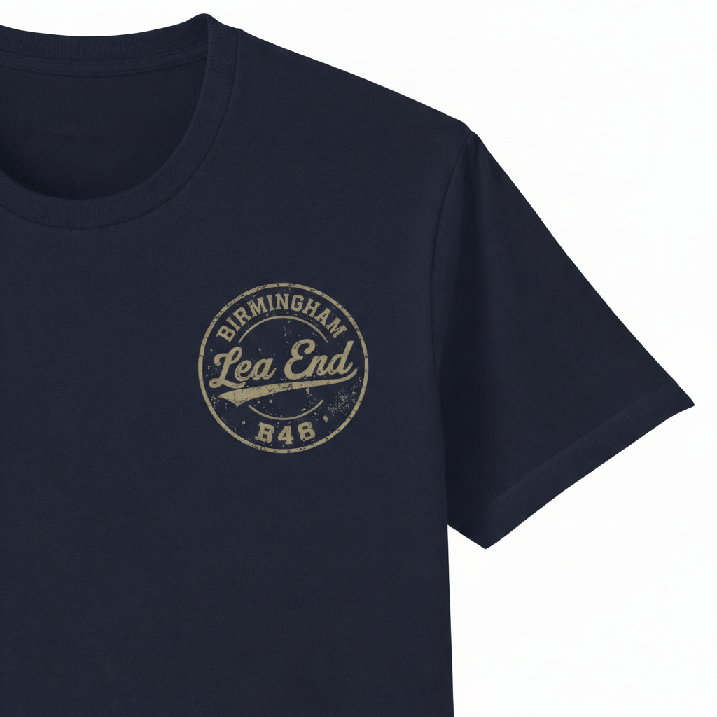 Lea End - T-Shirt - B48 Vintage Stamp Design