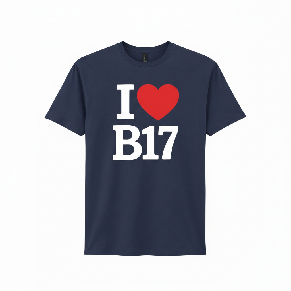Harborne - T-Shirt - I heart B17 Design