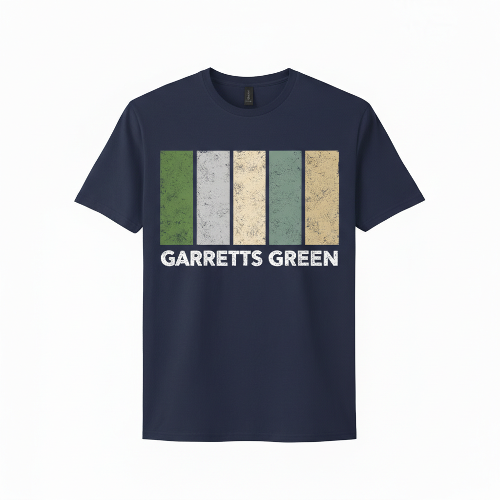 Garretts Green - T-Shirt - Colour Block Design