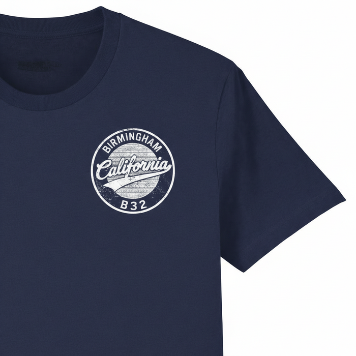 California - T-Shirt - B32 Vintage Stamp Design