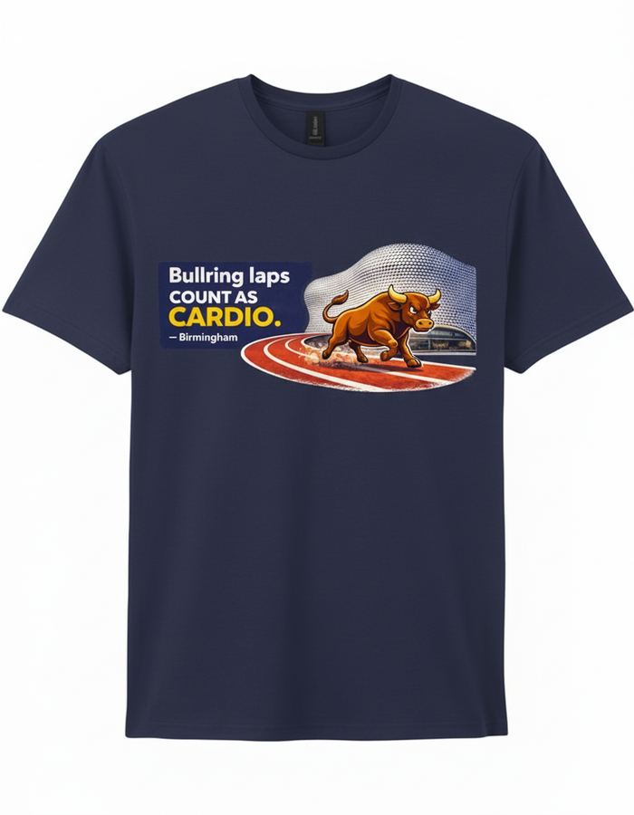 Birmingham - T-Shirt - Humurous Bullring Step Count Design