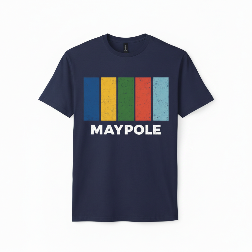 Maypole - T-Shirt - Colour Block Design