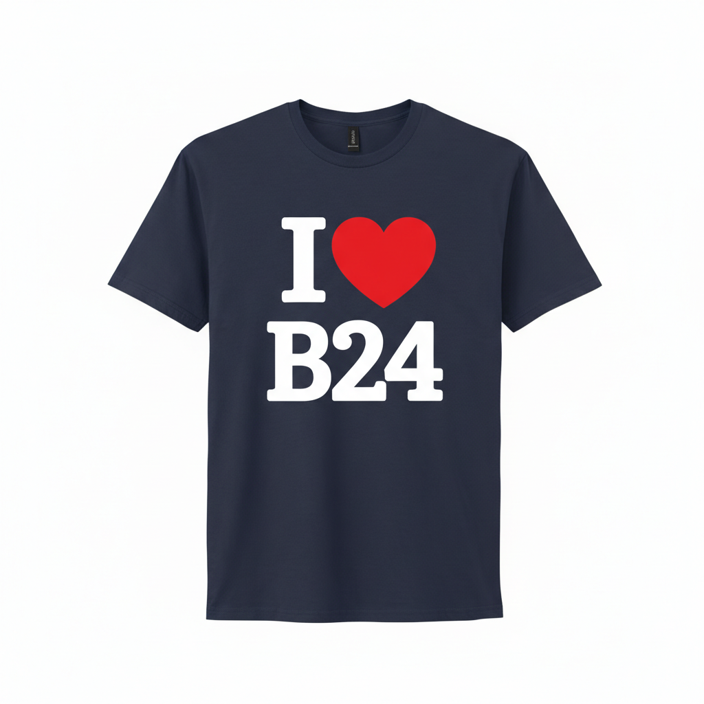 Erdington - T-Shirt - I Heart B24 Design