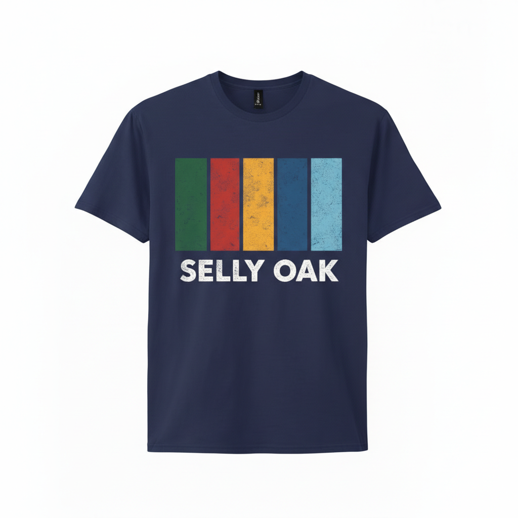 Selly Oak - T-Shirt - Colour Block Design