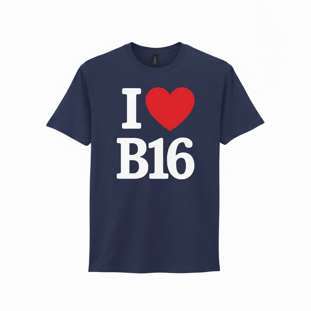 Ladywood - T-Shirt - I heart B16 Design