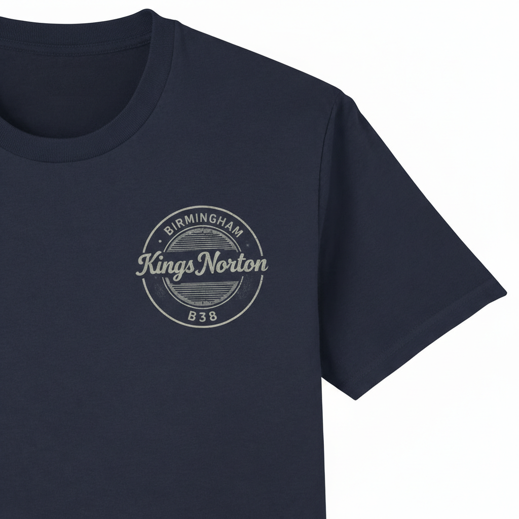 Kings Norton - T-Shirt - B38 Vintage Stamp Design