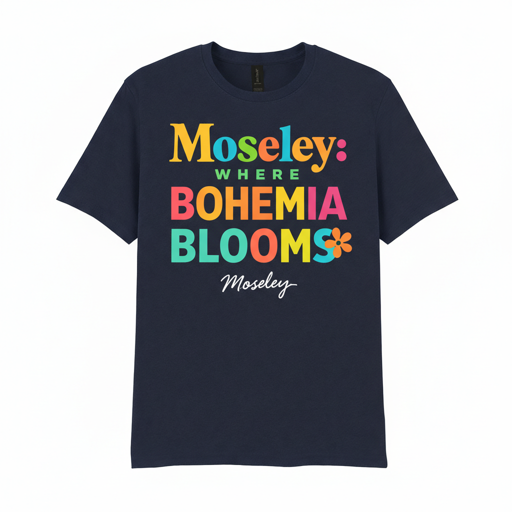 Moseley - T-Shirt - Say it…Moseley Design