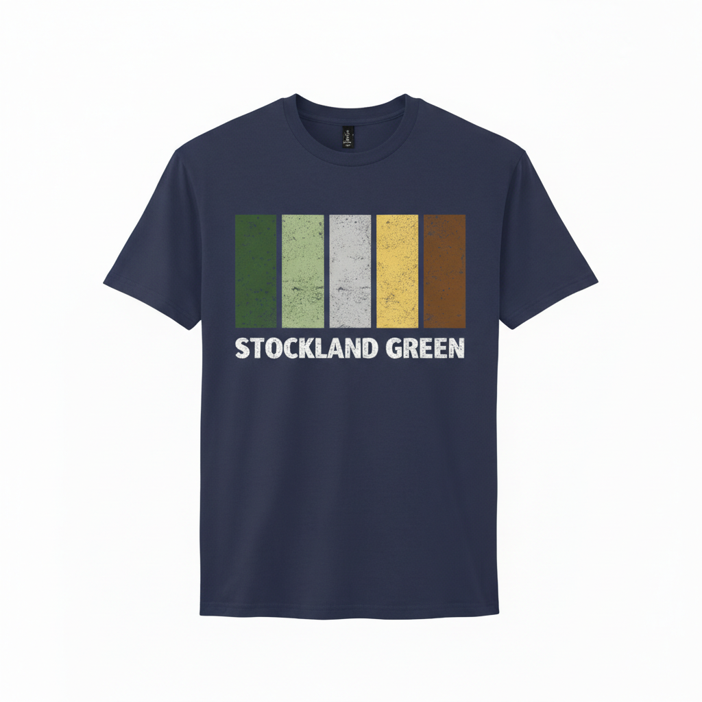 Stockland Green - T-Shirt - Colour Block Design