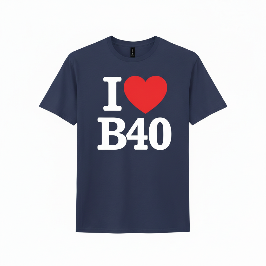 Bickenhill - T-Shirt - I Heart B40 Design