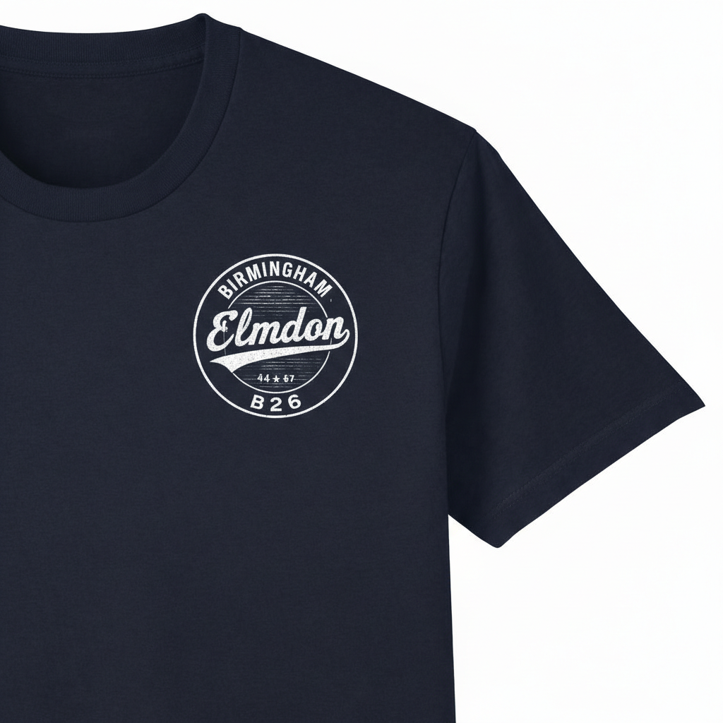 Elmdon - T-Shirt - B26 Vintage Stamp Design