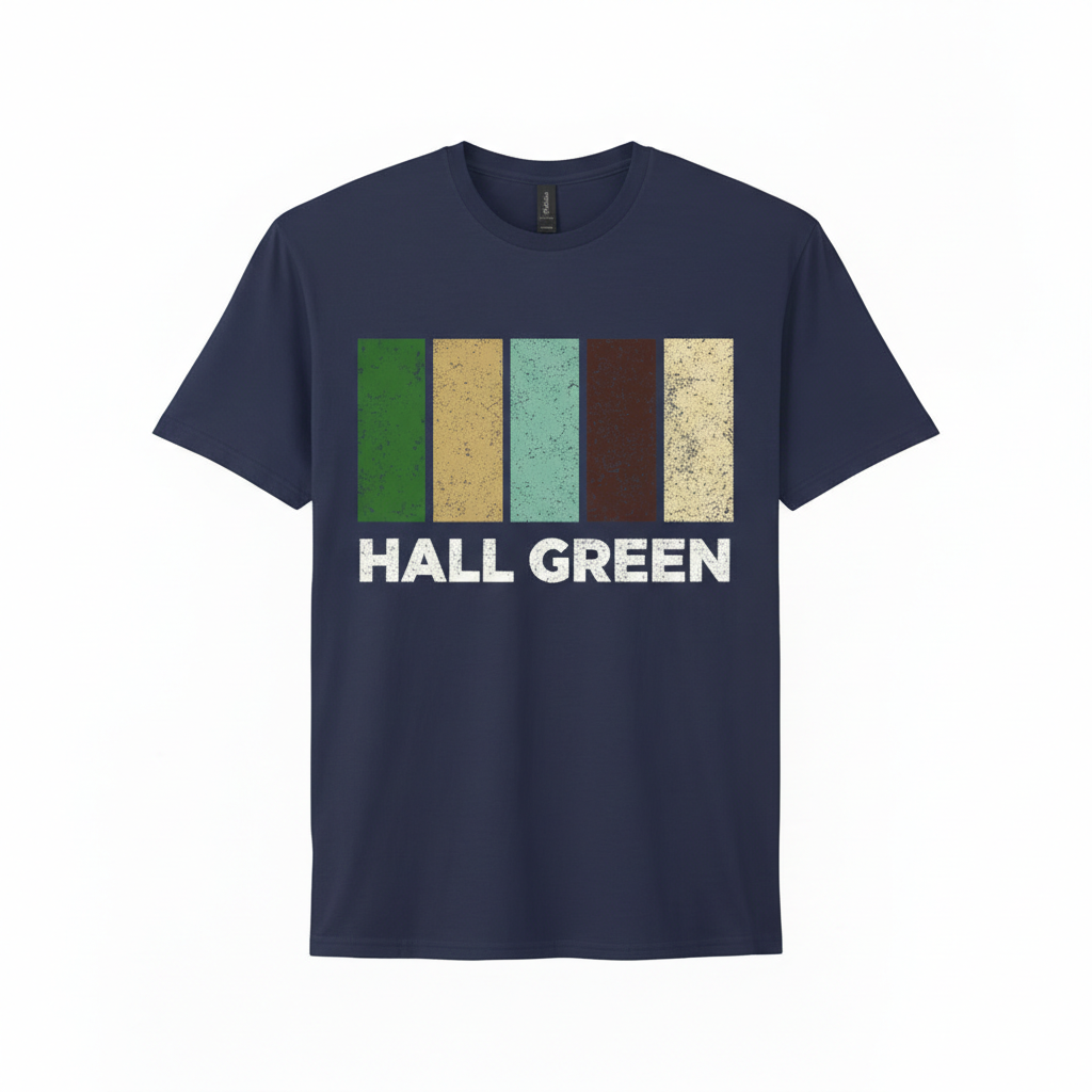 Hall Green - T-Shirt - Colour Block Design