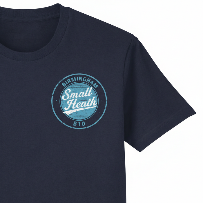Small Heath - T-Shirt - B10 Vintage Stamp Design
