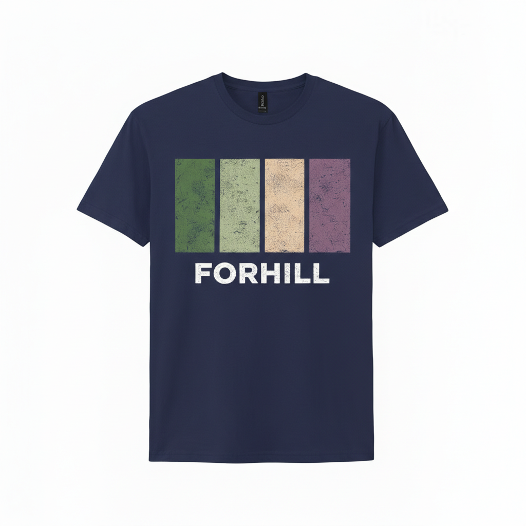 Forhill - T-Shirt - Colour Block Design