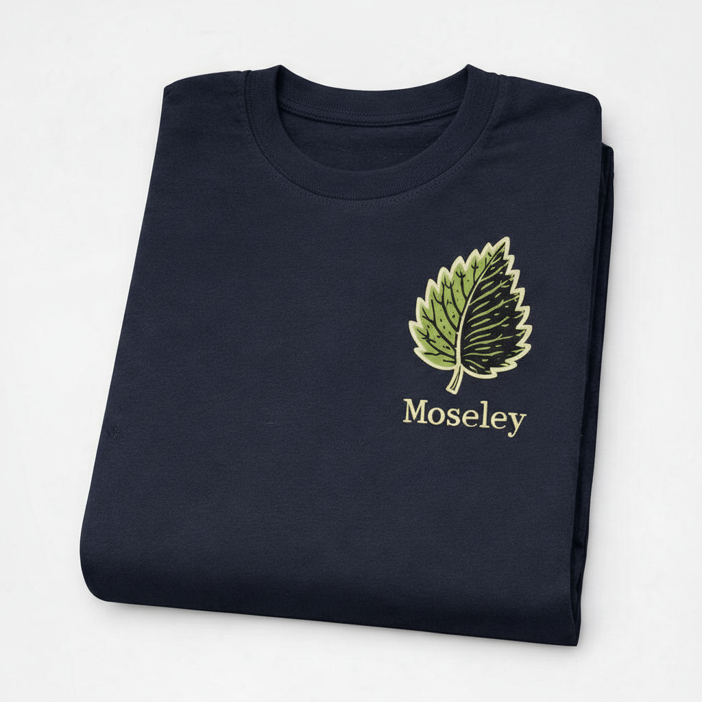 Moseley - T-Shirt - Bold Indie Design - Leaf