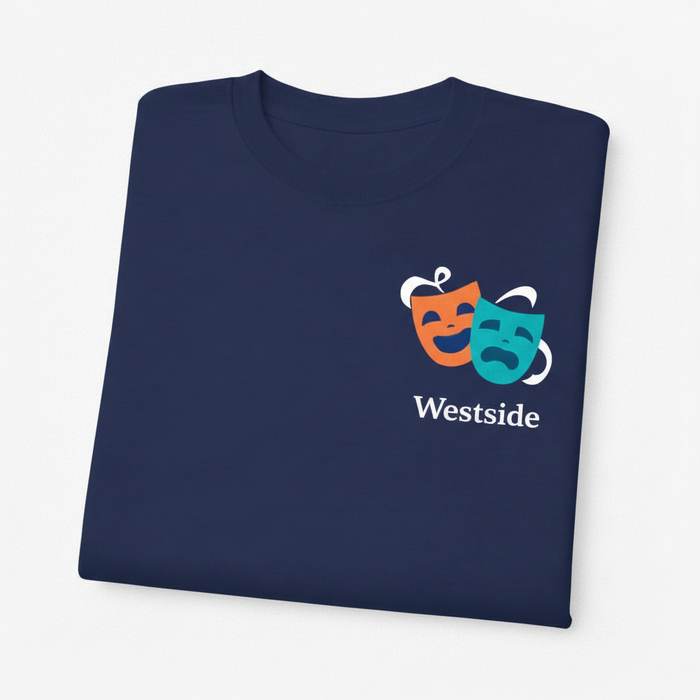 Westside - T-Shirt - Minimal Cool Design - Theatre Masks