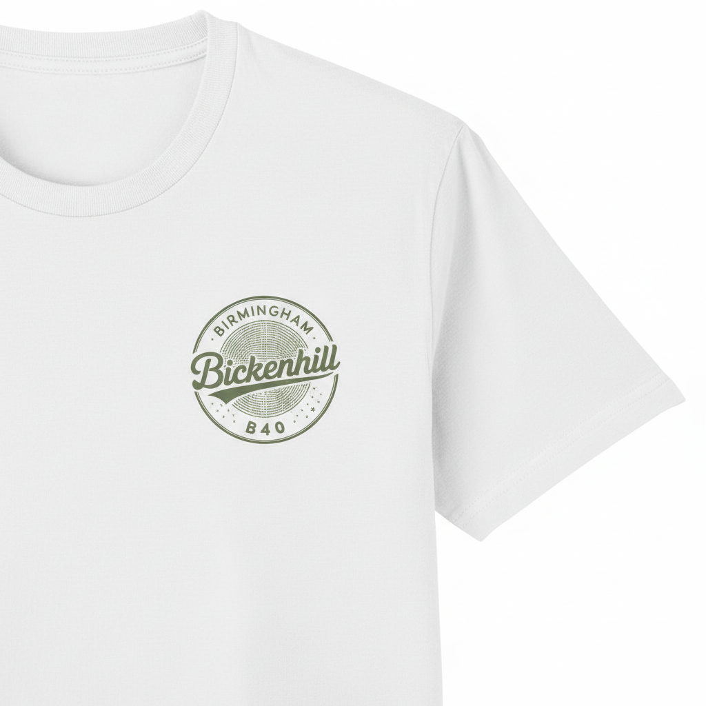 Bickenhill - T-Shirt - B40 Vintage Stamp Design