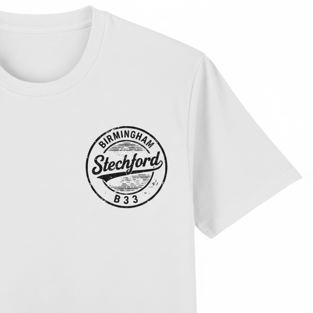 Stechford - T-Shirt - B33 Vintage Stamp Design