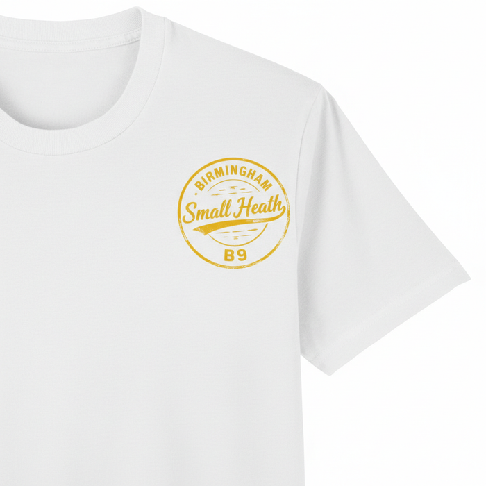 Small Heath - T-Shirt - B9 Vintage Stamp Design