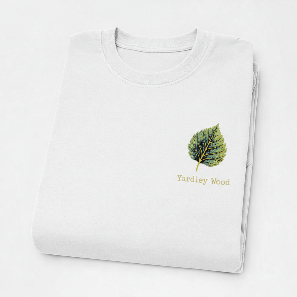 Yardley Wood - T-Shirt - Minimal Cool Design - Leaf